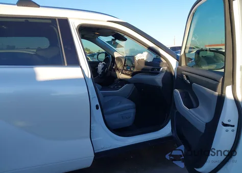 2021 Toyota Highlander Xle z USA, uszkodzony, nr VIN 5TDHZRAH7MS075296